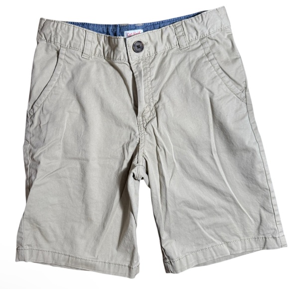 Cat & Jack Boys Chino khaki shorts school uniform size 12 - Picture 1 of 5